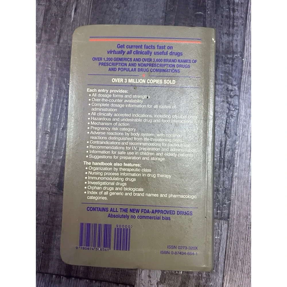 Springhouse Nursing94 Drug Handbook Pocket Reference 1994